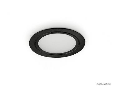 Anelli LED schwarz matt, Einbauleuchte, Set-3, 3000 K warmweiß