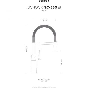 SCHOCK Einhebelmischer SC-550 558000GAS