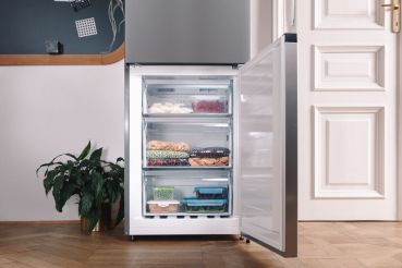 Gorenje NRC62CSXL4 - Kühl- / Gefrierkombination - Silber
