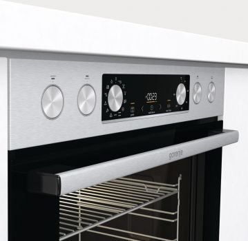 Gorenje BC6737E02X Einbauherd - Edelstahl, gebürstet