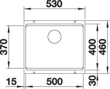 BLANCO ETAGON 500-U softweiß 527075