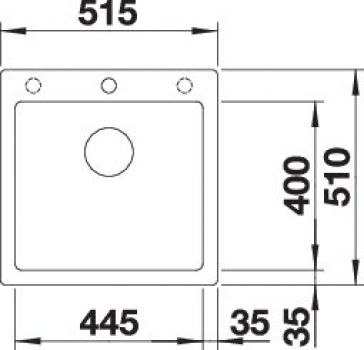 BLANCO PLEON 5 vulkangrau 527317