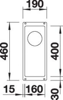 BLANCO SUBLINE 160-U softweiß 526802