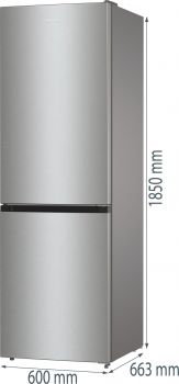 Gorenje NRC619BSXL4 - Kühl- / Gefrierkombination - Silber