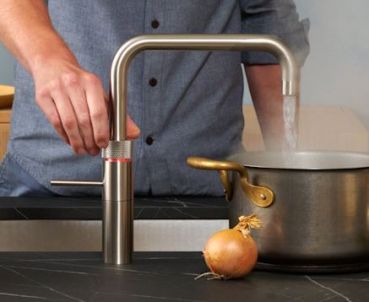 Quooker Set Fusion Square Voll-Edelstahl FNSSST - PRO3 - CUBE