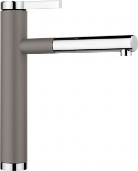 BLANCO LINEE-S vulkangrau/chrom 526956