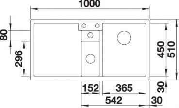 BLANCO COLLECTIS 6 S vulkangrau 527241