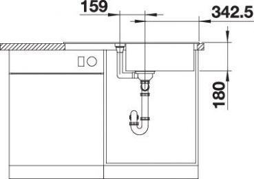 BLANCO FAVUM XL 6 S softweiß 527084