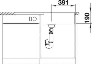 BLANCO METRA XL 6 S-F softweiß 527125