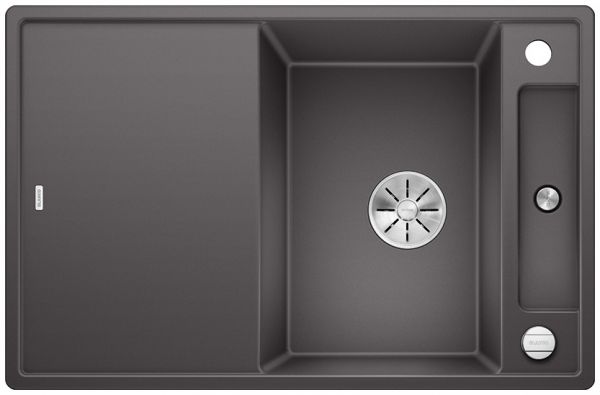 BLANCO AXIA III 45 S reversibel felsgrau