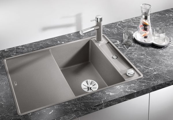 BLANCO AXIA III 45 S-F reversibel felsgrau