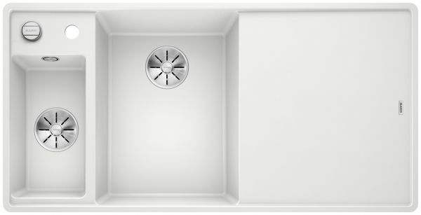 BLANCO AXIA III 6 S-F Becken links weiß