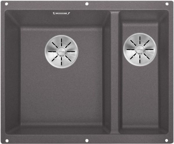 BLANCO SUBLINE 340/160-U Hauptbecken links felsgrau