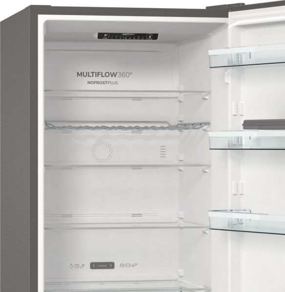 Gorenje NRC620BSXL4 - Kühl- / Gefrierkombination - Silber