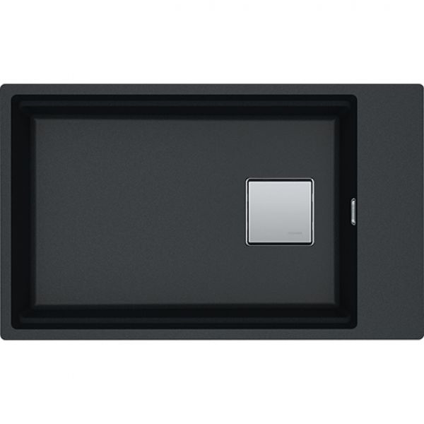 Franke KNG 110-62, 620x420mm, Siebkorb als Druckknopfventil, Onyx