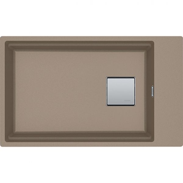 Franke KNG 110-62, 620x420mm, Siebkorb als Druckknopfventil, Cashmere