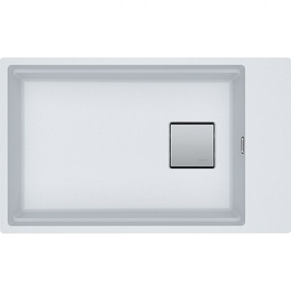 Franke KNG 110-62, 620x420mm, Siebkorb als Druckknopfventil, Glacier