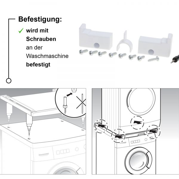 Bosch WTZ11400, Verbindungssatz mit Auszug