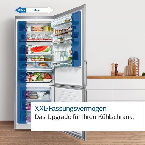 Bosch KGN56XIDR, Freistehende Kühl-Gefrier-Kombination mit Gefrierbereich unten