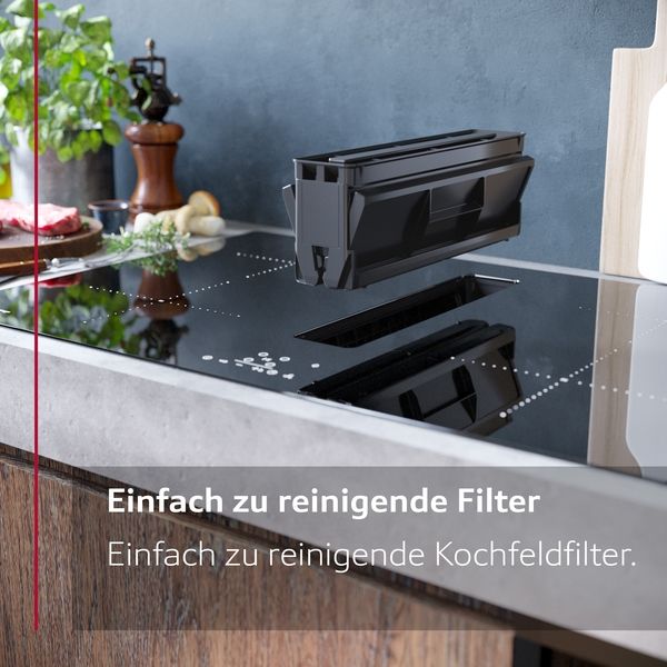 Neff V56NBS1L0, Induktionskochfeld mit Dunstabzug