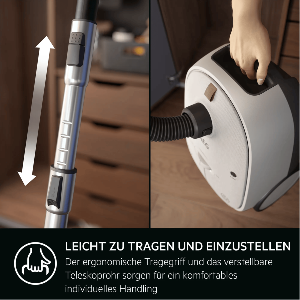 AEG AB61H6SW - Bodenstaubsauger - Shell White