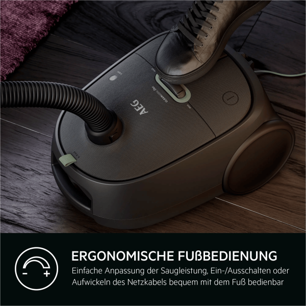 AEG AB61C2OKO - Bodenstaubsauger - Granite Grey recycled