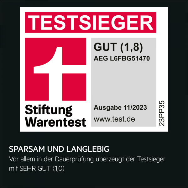 AEG L6FBG51470 - Waschmaschine - Weiß