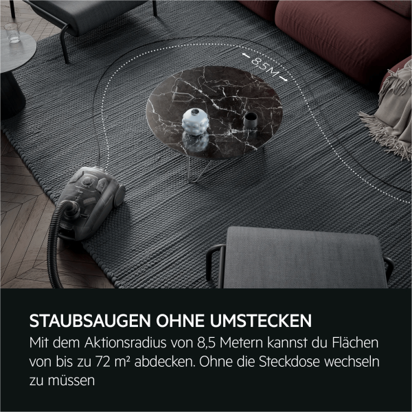AEG AB51C2DG - Bodenstaubsauger - Dark Grey