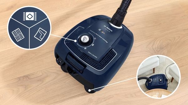 Bosch BGD38BU2, Staubsauger mit Beutel