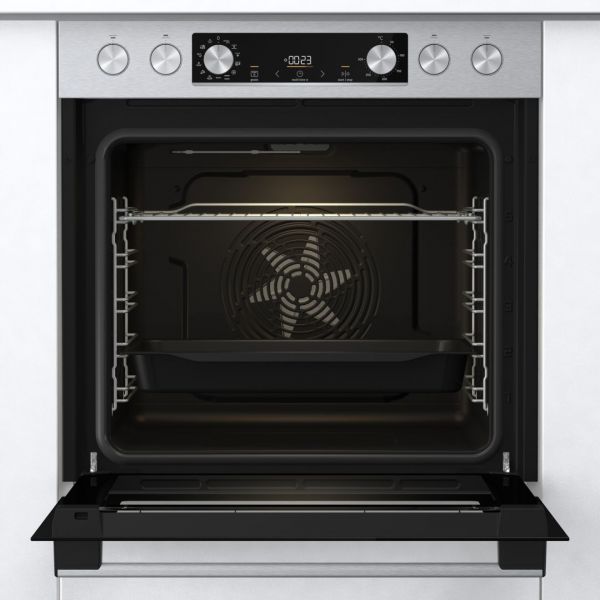 Gorenje BC6737E02X Einbauherd - Edelstahl, gebürstet