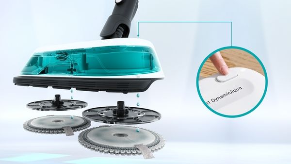 Bosch BKS71HYG1, Akku-Staubsauger 2in1 Saugen & Wischen