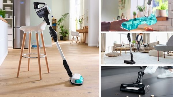 Bosch BKS71HYG1, Akku-Staubsauger 2in1 Saugen & Wischen