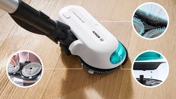 Bosch BKS71HYG1, Akku-Staubsauger 2in1 Saugen & Wischen