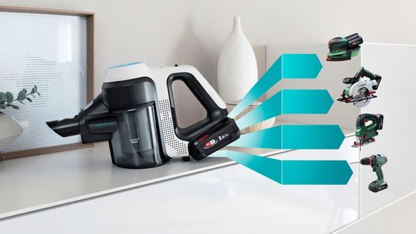 Bosch BKS71HYG1, Akku-Staubsauger 2in1 Saugen & Wischen