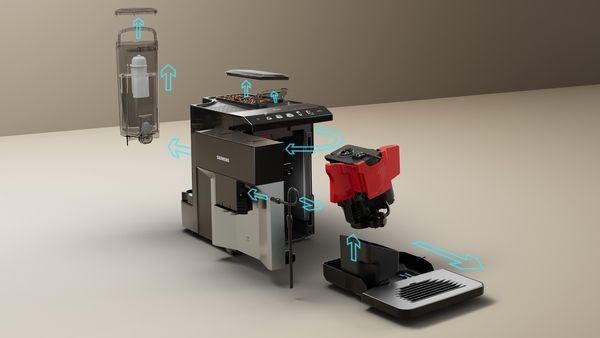 Siemens TP511D01, Kaffeevollautomat