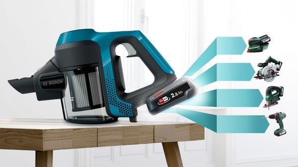 Bosch BKS6111P, Akku-Staubsauger