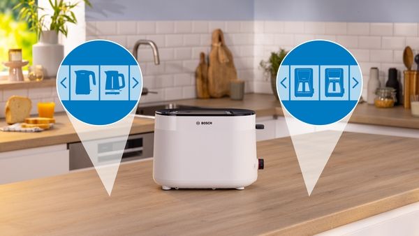 Bosch TAT2M121, Kompakt Toaster