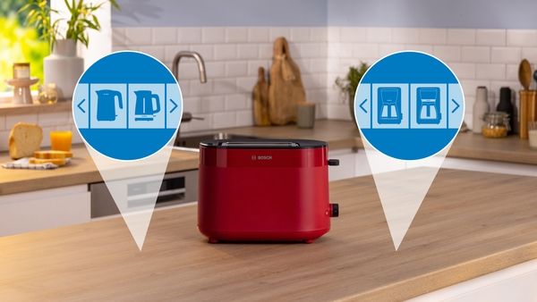 Bosch TAT2M124, Kompakt Toaster