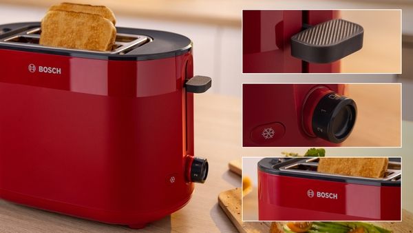 Bosch TAT2M124, Kompakt Toaster