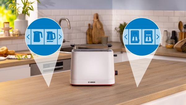 Bosch TAT3M121, Kompakt Toaster
