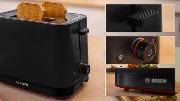 Bosch TAT3M123, Kompakt Toaster