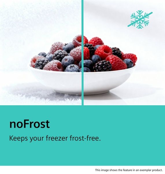 Siemens KI96NVFD0, Einbau-Kühl-Gefrier-Kombination mit Gefrierbereich unten