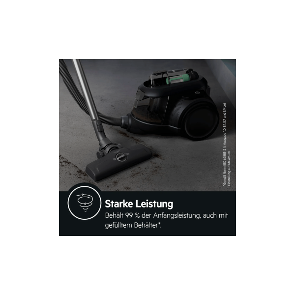 AEG AL61C2ÖKO - Bodenstaubsauger - Black Recycled