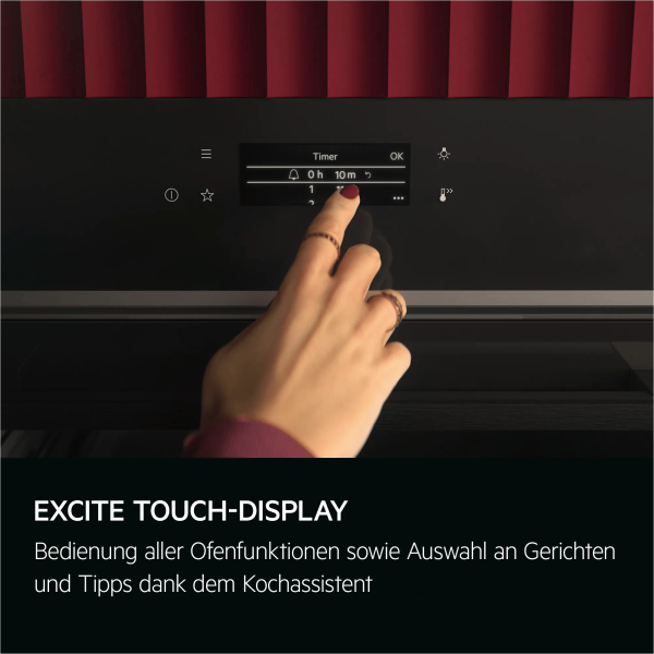 AEG NKK8N621B - Einbauherd/Backofen - Schwarz