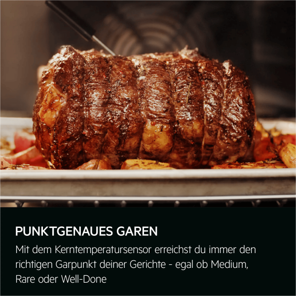 AEG NKK8N621B - Einbauherd/Backofen - Schwarz