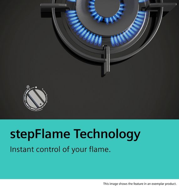 Siemens ER3A6BB70D, Domino-Kochfeld, Gas