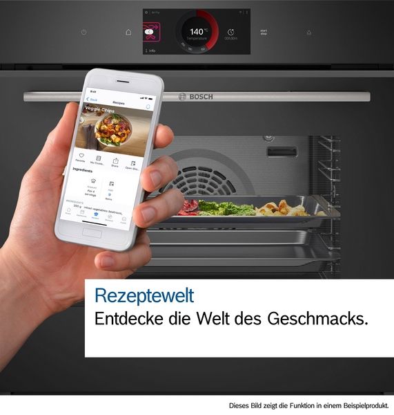 Bosch HMG776NB1, Einbau-Backofen mit Mikrowellenfunktion