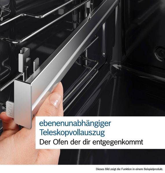 Bosch HEZ638070, Clip-Vollauszug