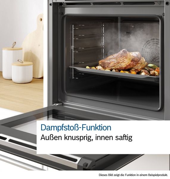 Bosch HSG7361B1, Einbau-Dampfbackofen
