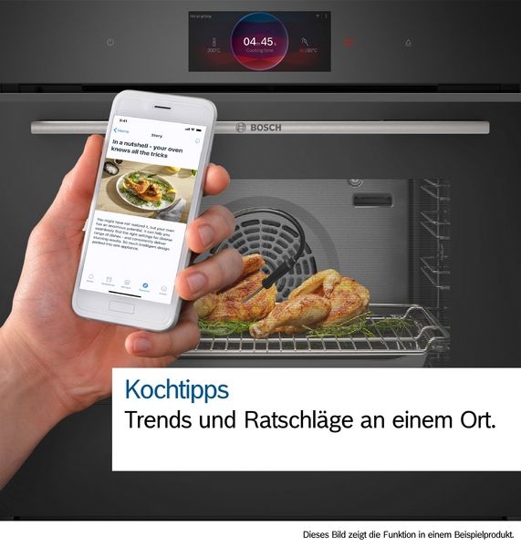 Bosch HMG776NB1, Einbau-Backofen mit Mikrowellenfunktion